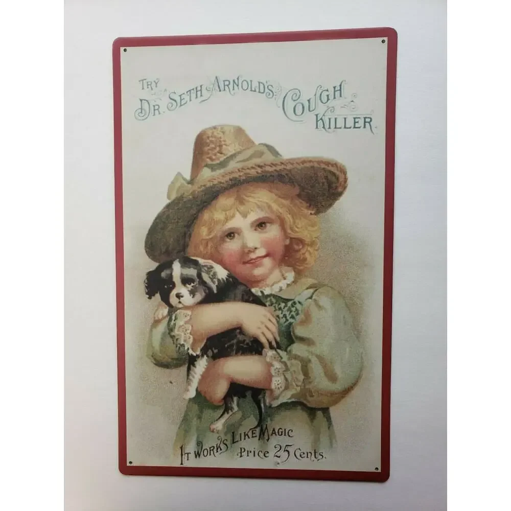 Dr. Seth Arnold's Cough 16 x10 Ohio Wholesale Inc. Rustic Retro Metal Sign 26590
